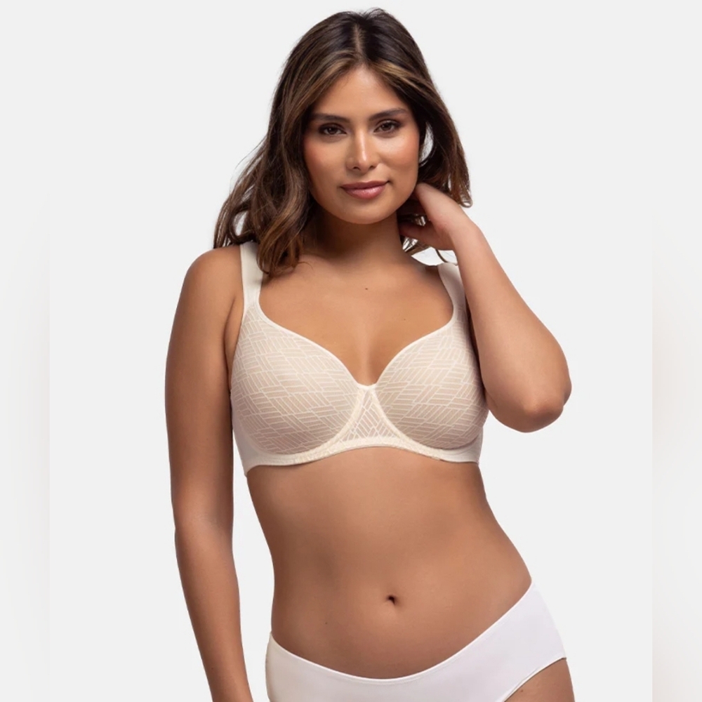 NWT Dorina Leila Demi Full Cup Bra Ivory Size 38G/DDDD